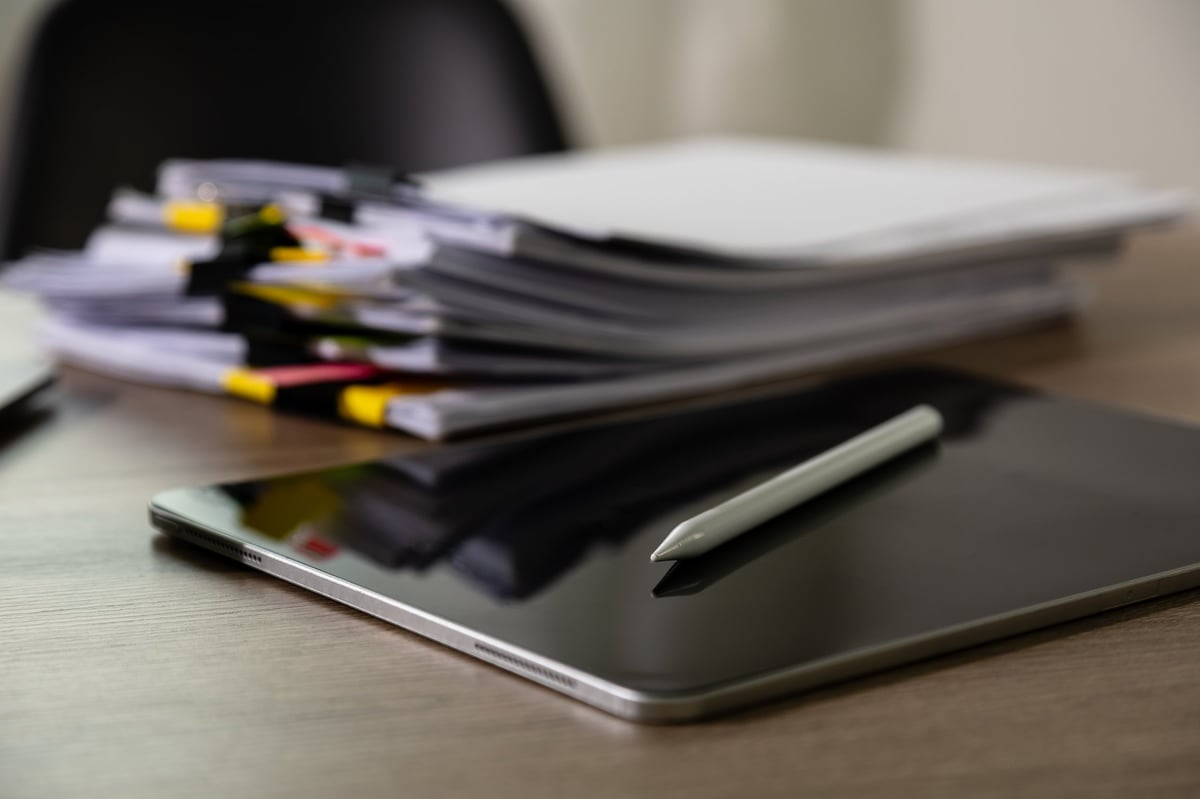 Professional document and news media workspace representing Khaleej Times journalism in the UAE