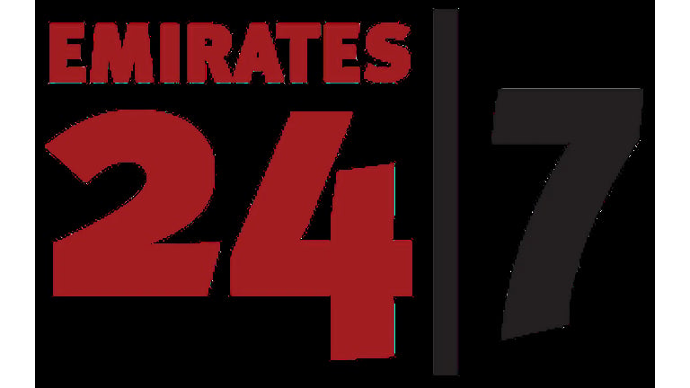 Emirates airline final score display showing 24 to 7